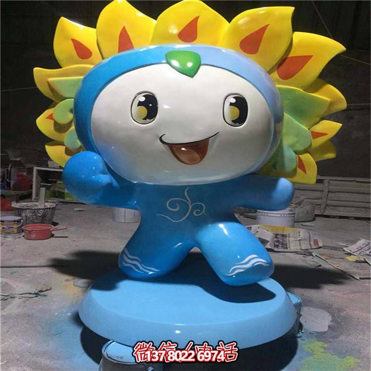 玻璃鋼卡通人物雕塑，點(diǎn)亮游樂場(chǎng)的歡樂