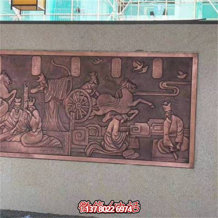 全方位視覺藝術裝飾——室內外雕塑、浮雕、壁畫、銅雕的完美結合