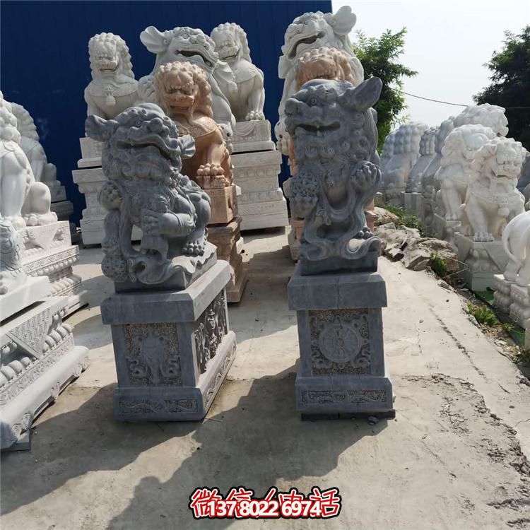精美獅子大理石石雕，為庭院、公司、門口添彩