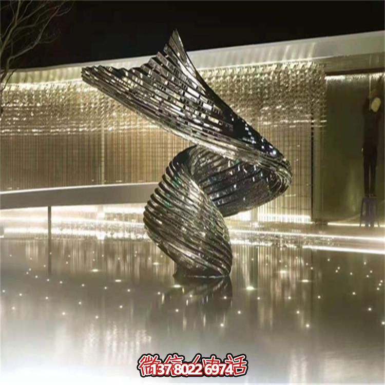 不銹鋼藝術(shù)景觀(guān)水景噴泉擺件