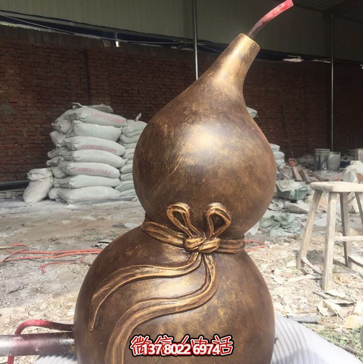 萬用銅雕葫蘆，集家居裝飾、鎮(zhèn)宅辟邪、雕塑藝術(shù)于一體