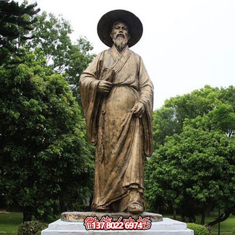 蘇軾銅雕像，贈送中國歷史文化之精髓