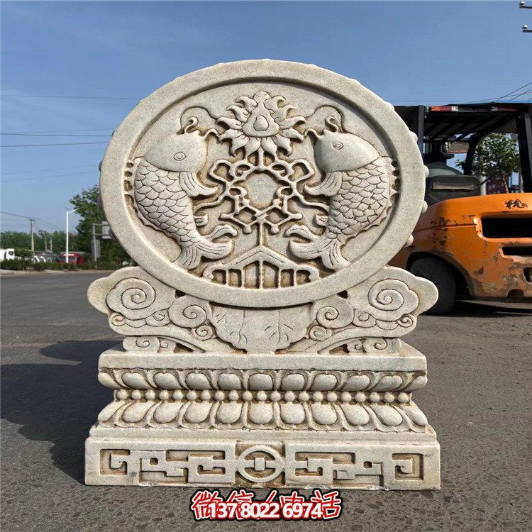 經典韻味，精致宮廷漢白玉園林別墅裝飾擺件