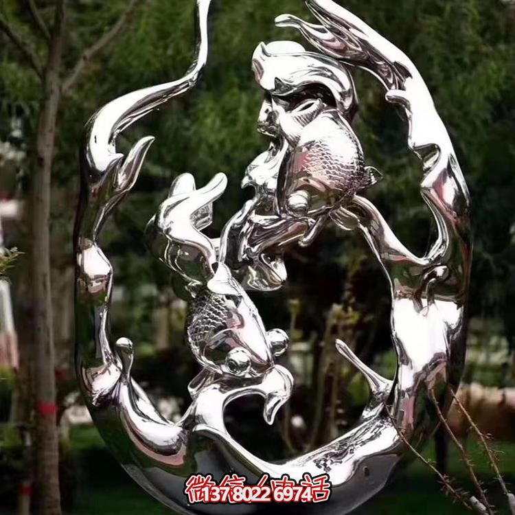 不銹鋼雕塑，為景觀廣場和園林增添抽象藝術(shù)