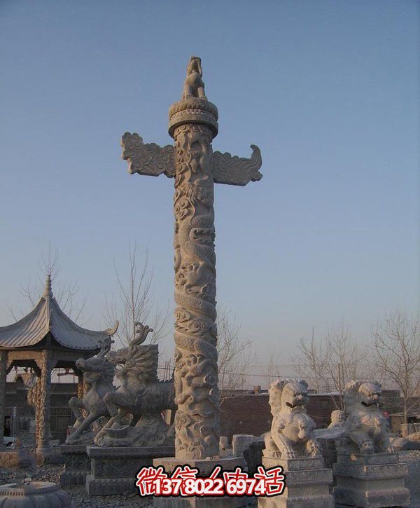 精美漢白玉雕塑，華美石龍表現(xiàn)中華文化之美