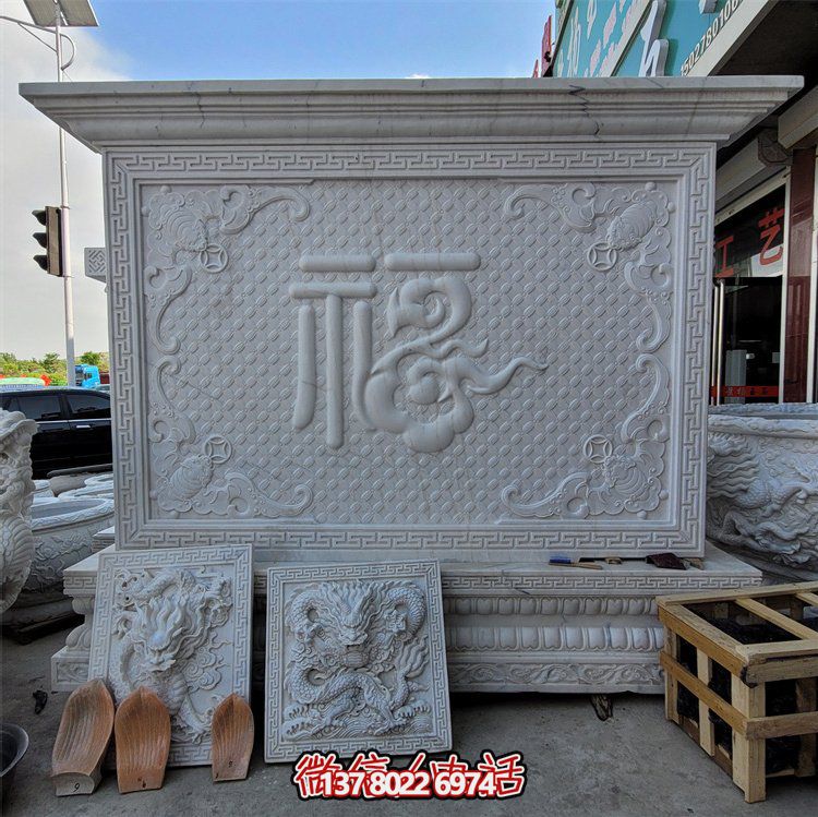 融合傳統(tǒng)文化，唯美經典雕塑—中式影壁