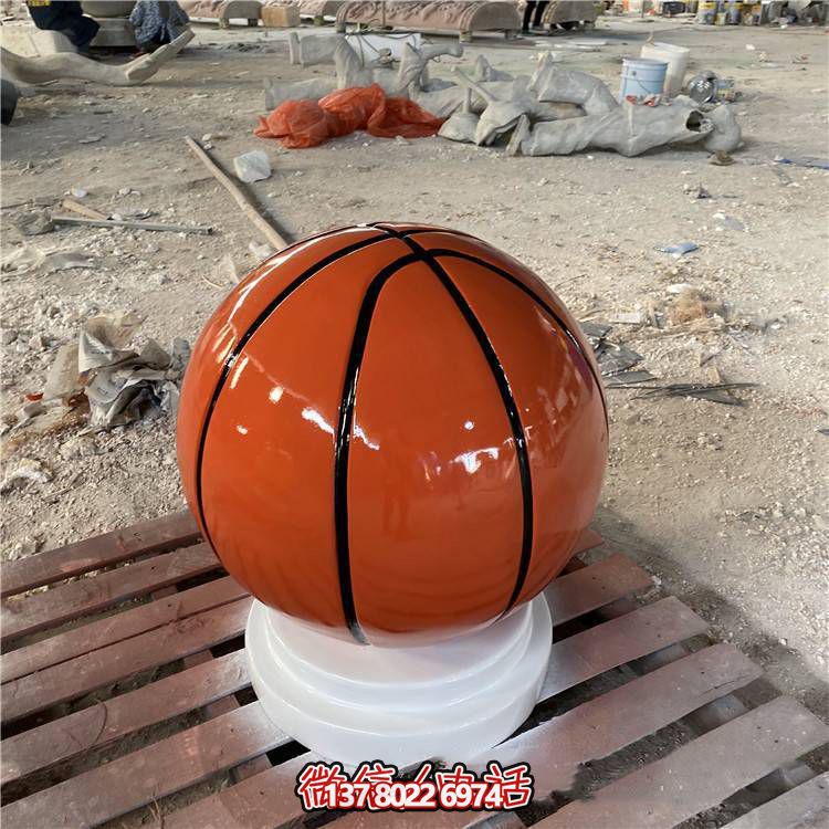 仿真玻璃鋼雕塑一款融入公園、校園、體育館的創(chuàng)意體育裝置