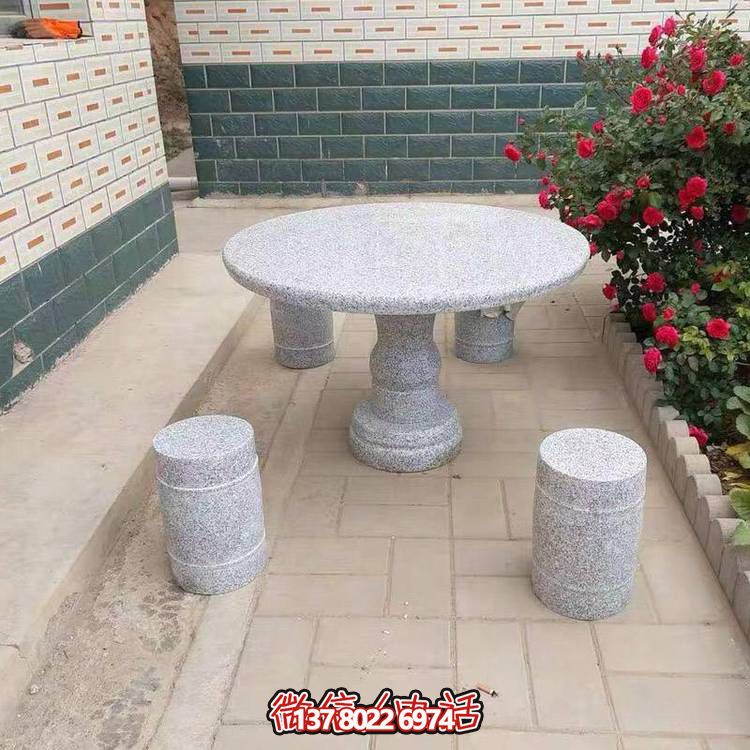 花崗巖石凳，室外私家院子裝飾