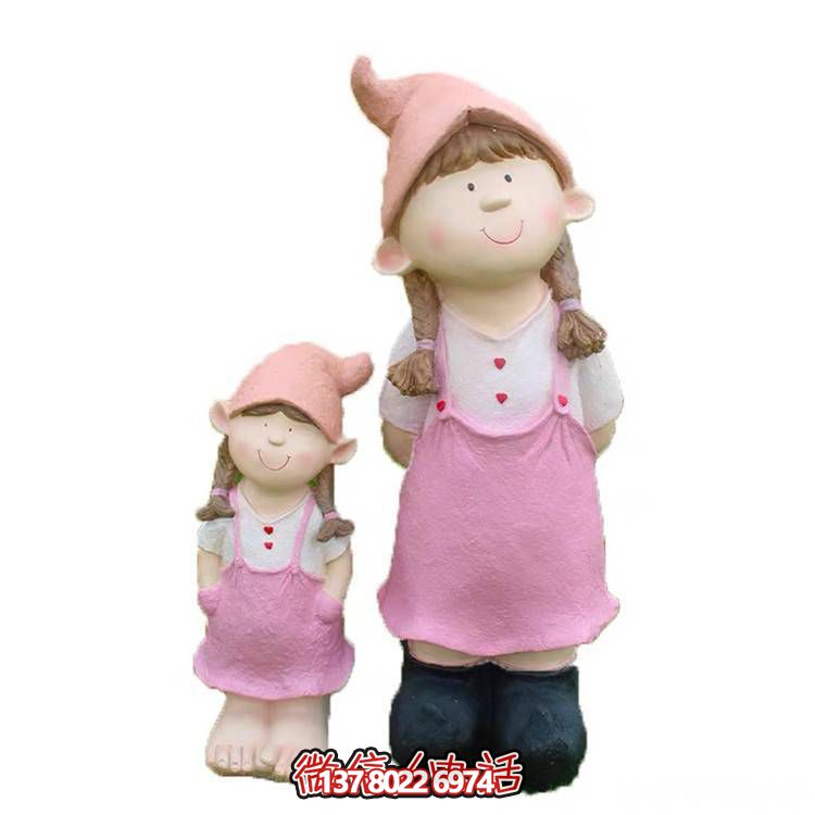 唯美玻璃鋼卡通人物戶(hù)外園林景觀擺件