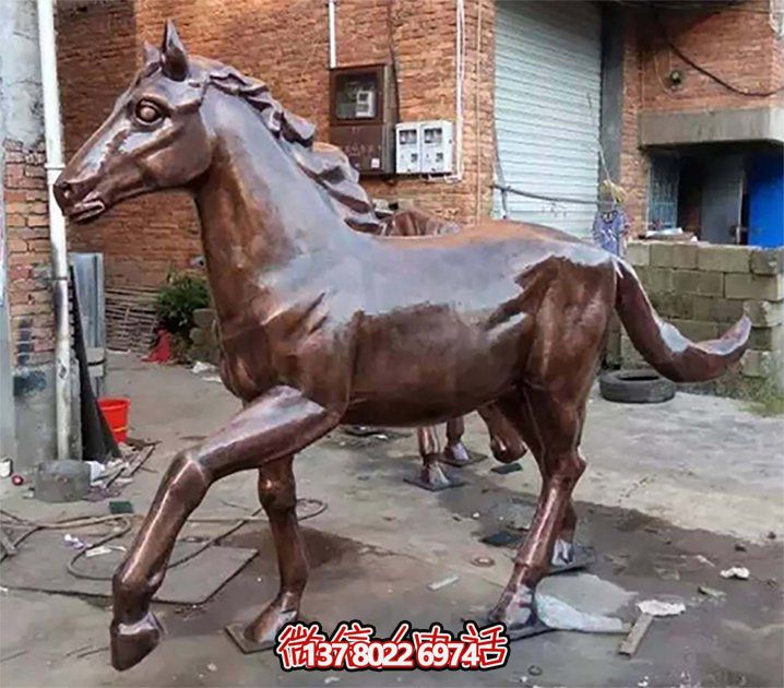 玻璃鋼動(dòng)物雕塑景觀(guān)擺放，美化城市廣場(chǎng)