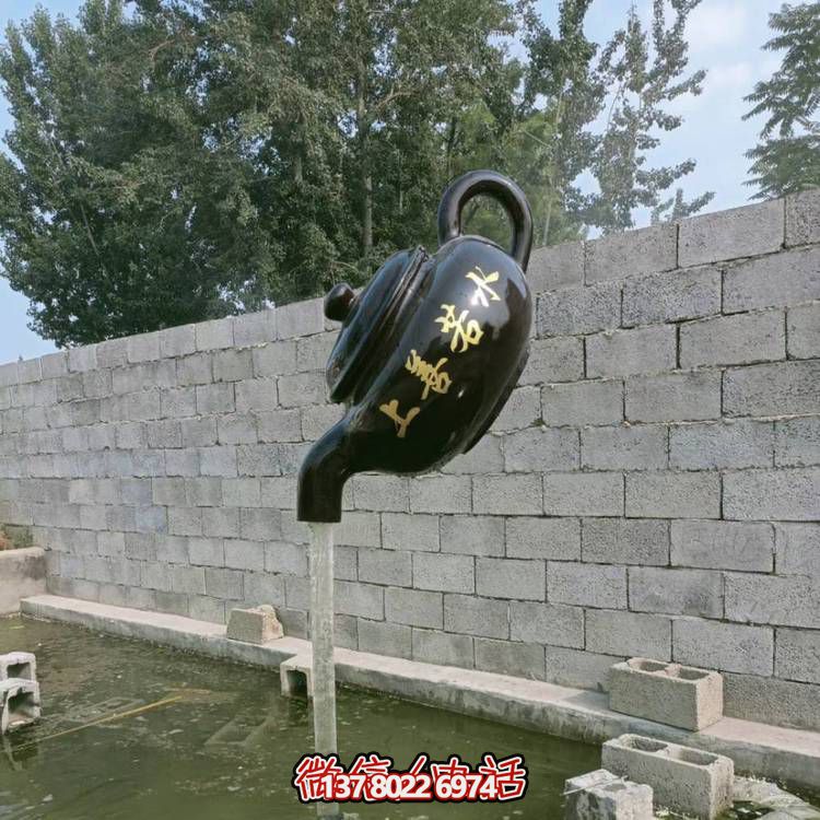 玻璃鋼懸空流水?dāng)[件，室外裝飾藝術(shù)精品