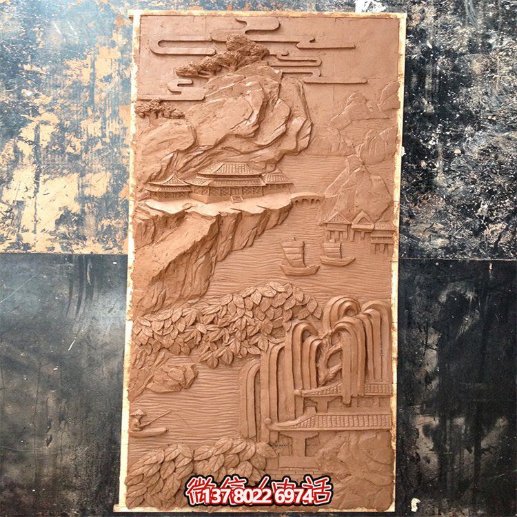 中式大理石浮雕壁畫雕塑，為景區(qū)園林室外擺放而制