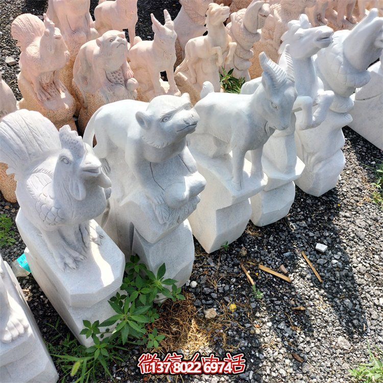 十二生肖小石雕擺件，帶來更多的吉祥與幸運(yùn)