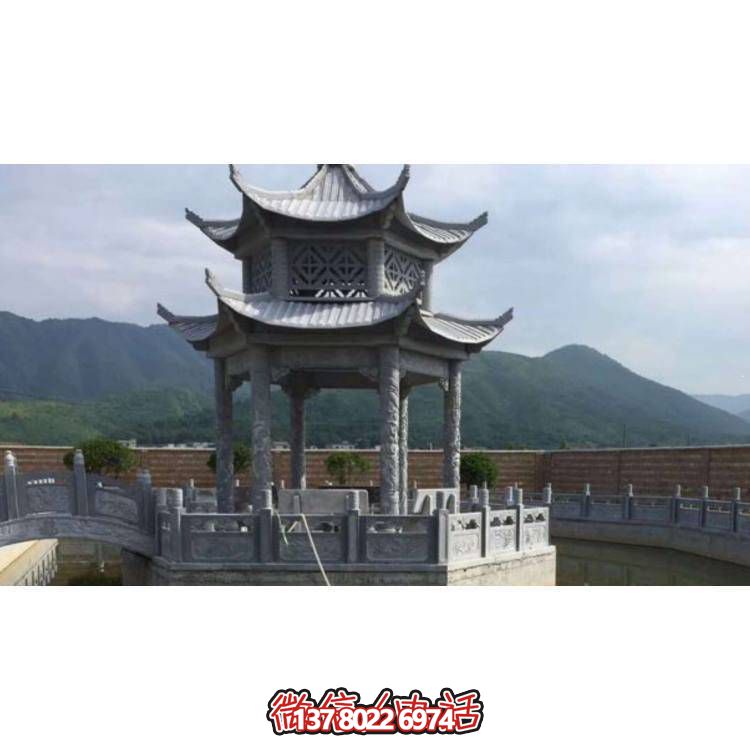 精美大理石雕塑涼亭，把藝術(shù)與實用完美結(jié)合