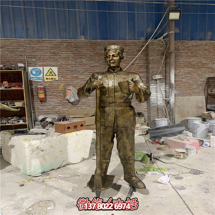 藝術(shù)玻璃鋼人物雕塑，點綴園林景觀