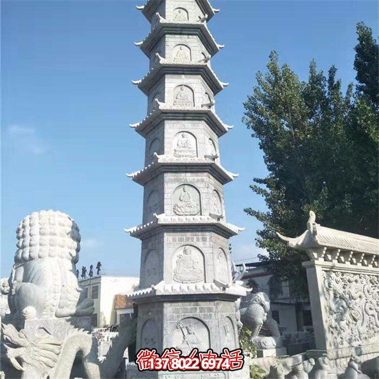 古典佛教雕塑藝術(shù)——精美青石舍利塔、石塔寺、佛塔