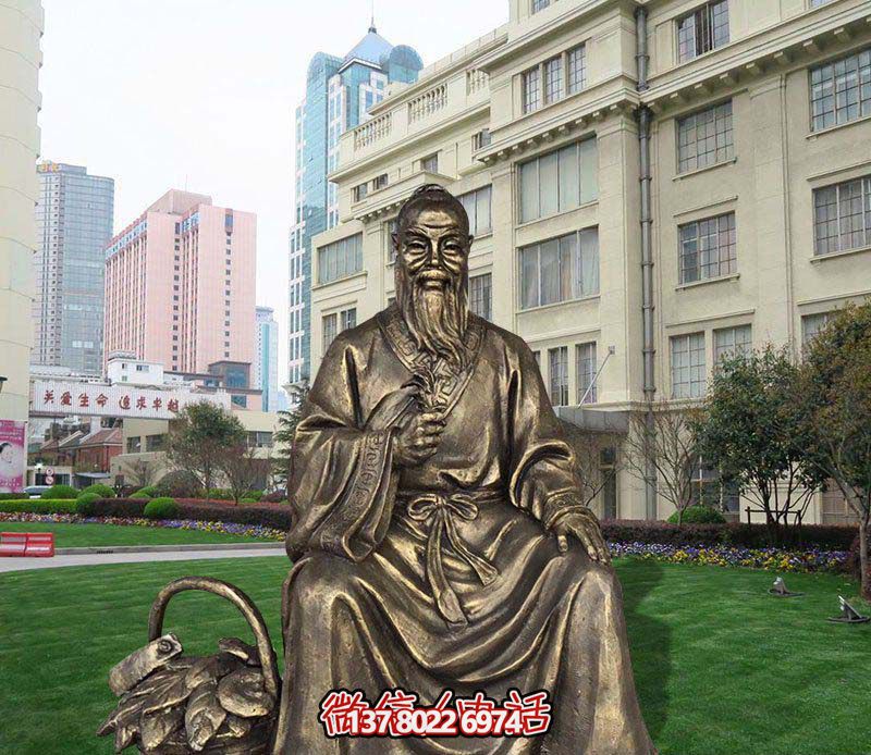 華佗古代名醫(yī)銅雕華佗雕塑 華佗古代名醫(yī)銅雕華佗雕塑