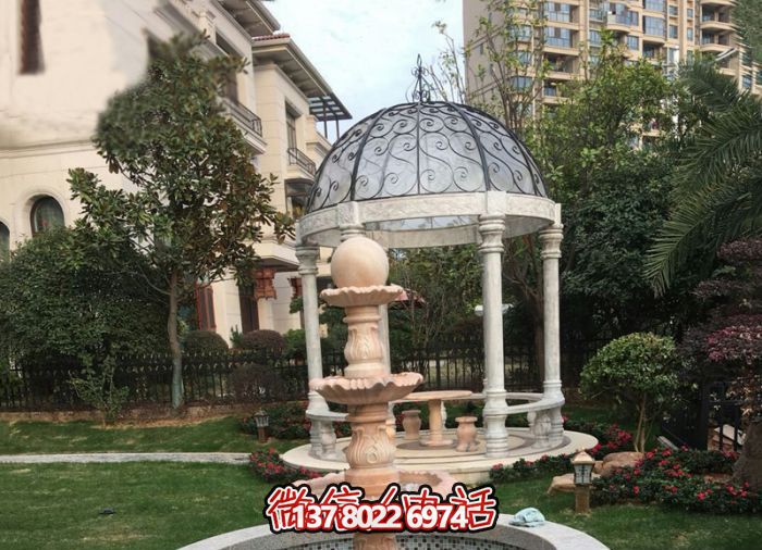 晚霞紅三層風(fēng)水球噴泉小區(qū)石雕 晚霞紅三層風(fēng)水球噴泉小區(qū)石雕