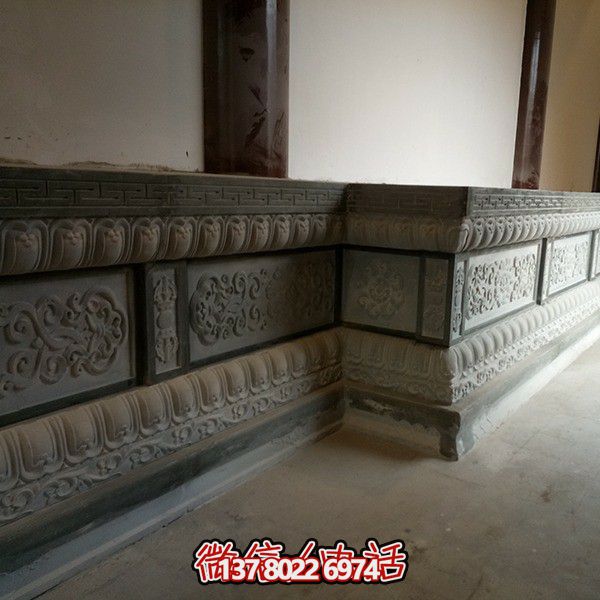 寺廟院落青石須彌座造型 寺廟院落青石須彌座造型