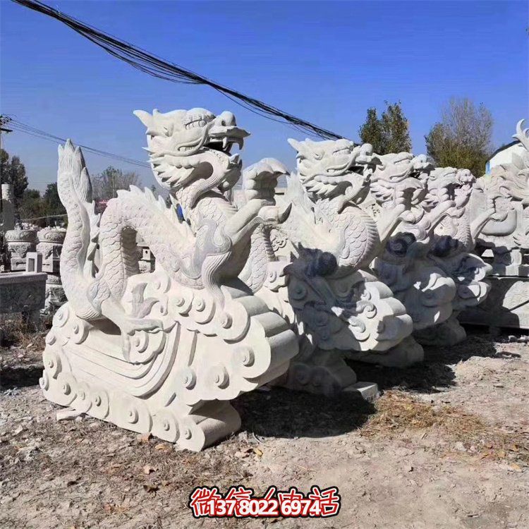 戶(hù)外廣場(chǎng)景區(qū)寺廟大理石石雕景觀(guān)龍雕塑