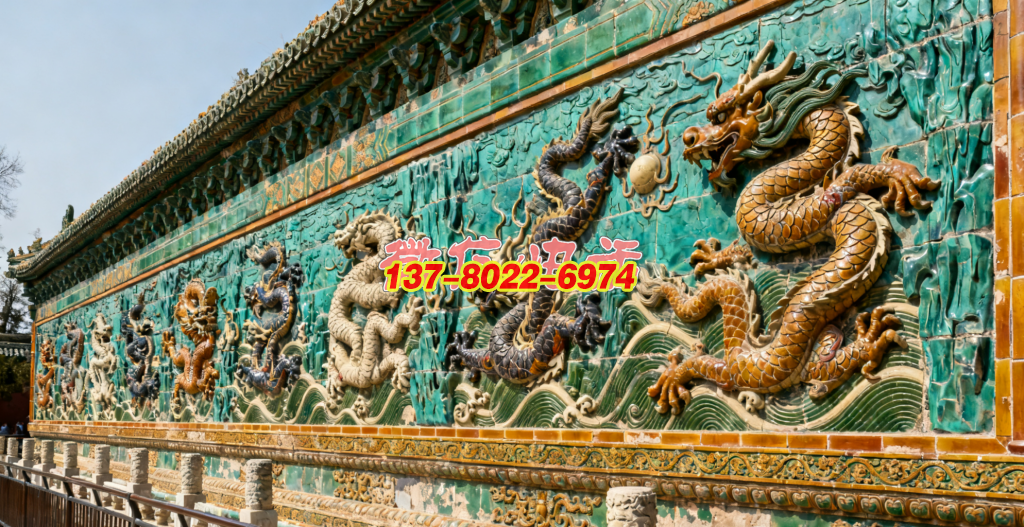 故宮九龍壁：琉璃溢彩的皇家傳統(tǒng)景觀雕塑，華夏龍文化的璀璨瑰寶