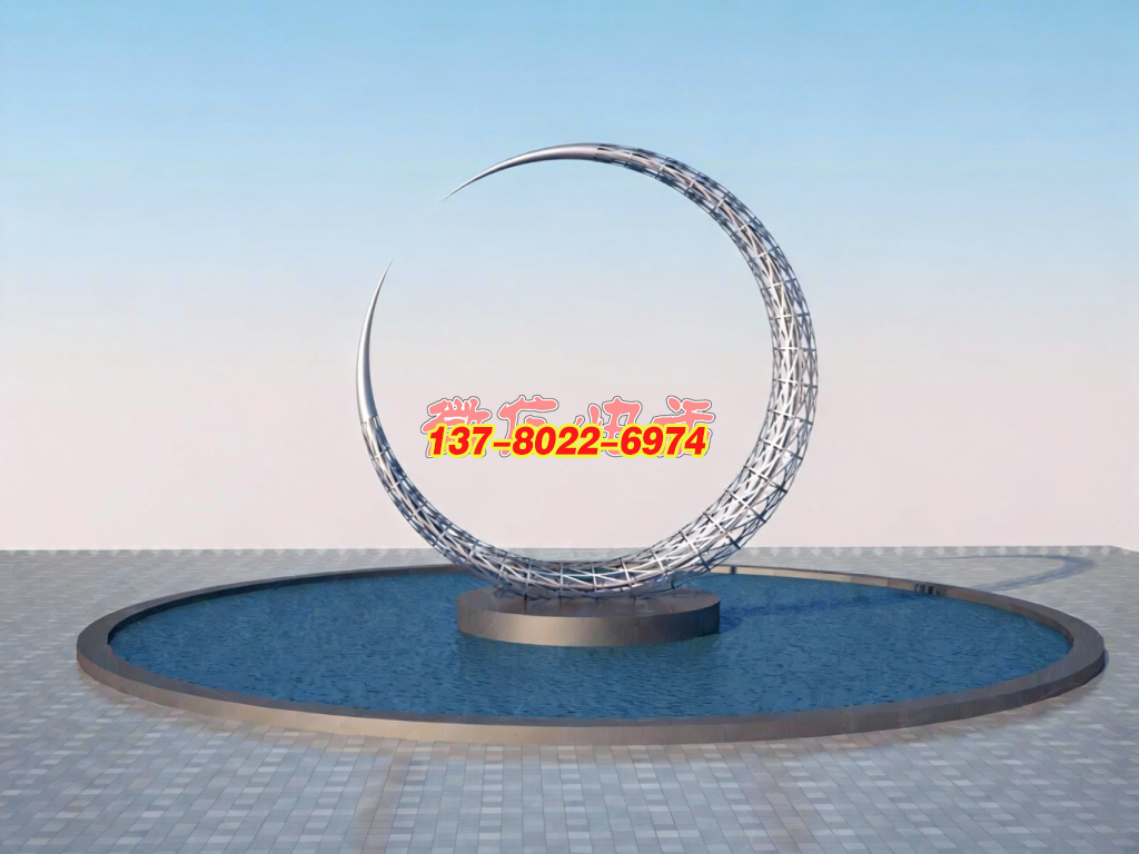 《月瀾織夢(mèng)》：水境環(huán)縈間，鋼骨織就彎月穹廬的詩(shī)意回響