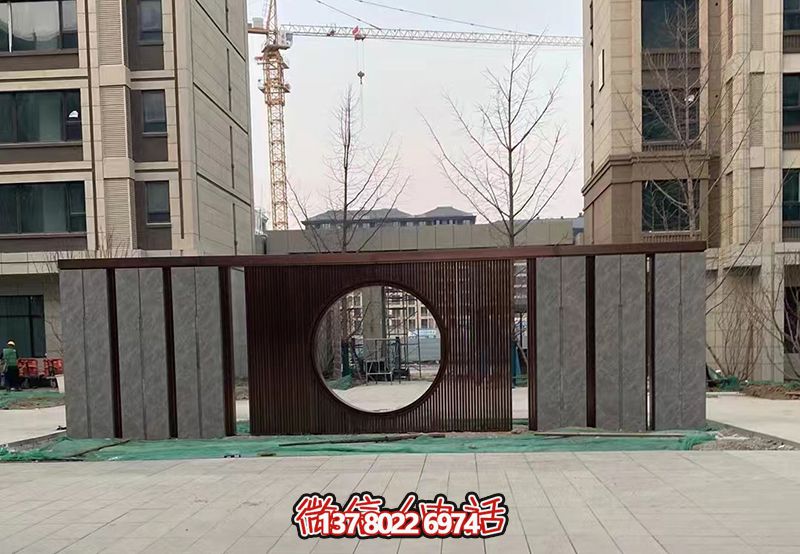 詠華園小區(qū)大門(mén)景墻 詠華園小區(qū)大門(mén)景墻